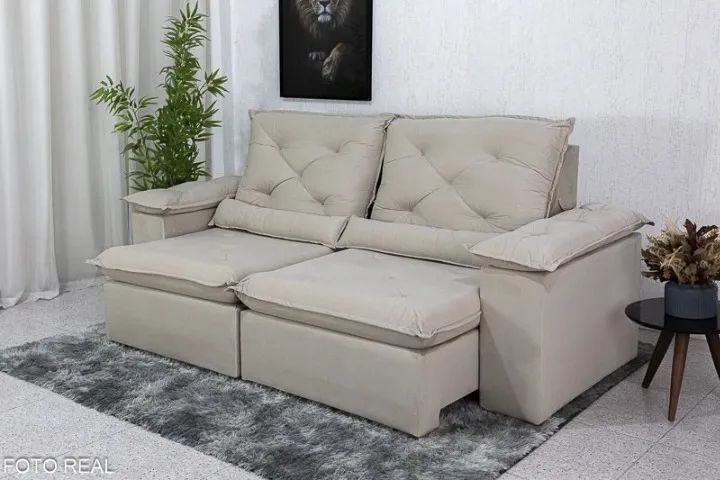Sofá Cama Retrátil Roma.  Produto Novo.  Pronta Entrega.