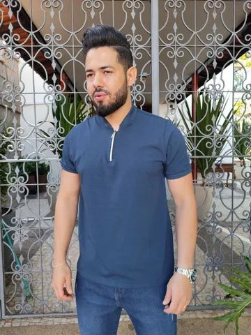 Novas Gola Polo VILLEJACK com zipper  - Foto 4