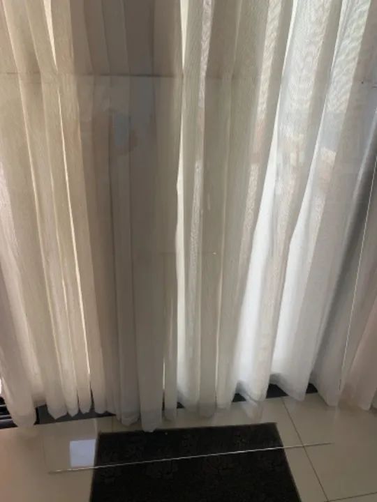 Vidro branco transparente em ótimo estado para instalação 