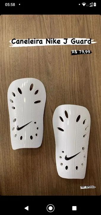 Caneleira Nike e Adidas - Futebol