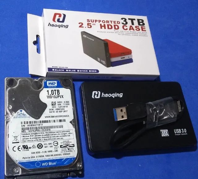 HD Externo de 1Tb USB 3.0 de alta velocidade!