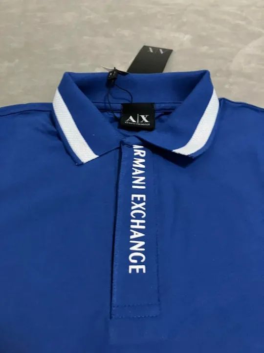 Camisa Polo Armani Exchange, Tamanho M - Foto 3
