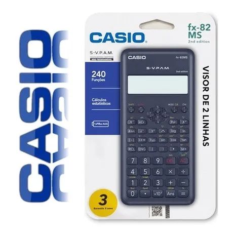 Calculadora Científica Cassio Fx 82 240 Funções Original - Foto 2