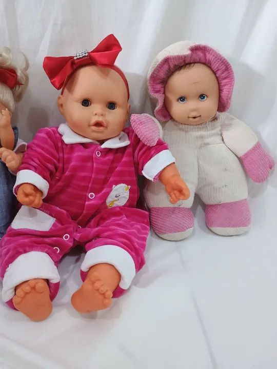 Lote com 5 bonecas antigas  - Foto 5