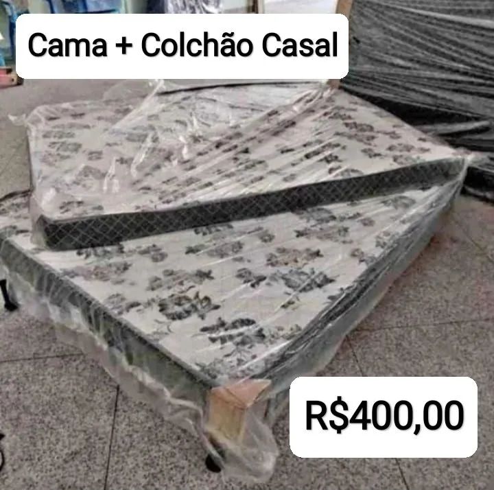 Cama + colchão casal