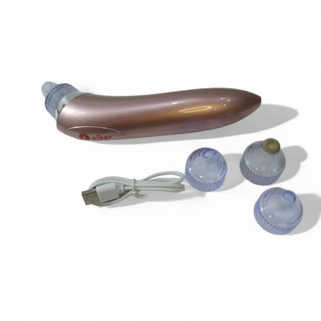 Aparelho sucção a vácuo contra acne e espinhas recarregável At 003 Aiker - Foto 2