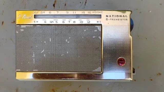 Rádio National 6 Transistor 2 Band - Funcionando #av - Foto 2