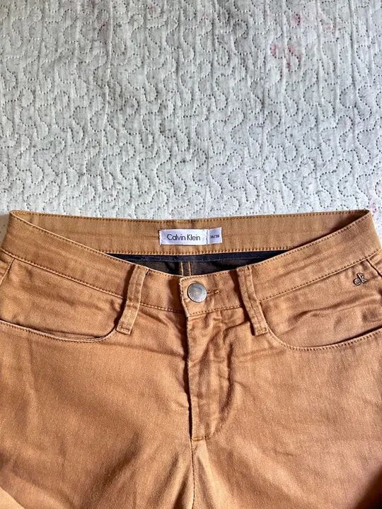 Calça Jeans Calvin Klein Marrom - Foto 4