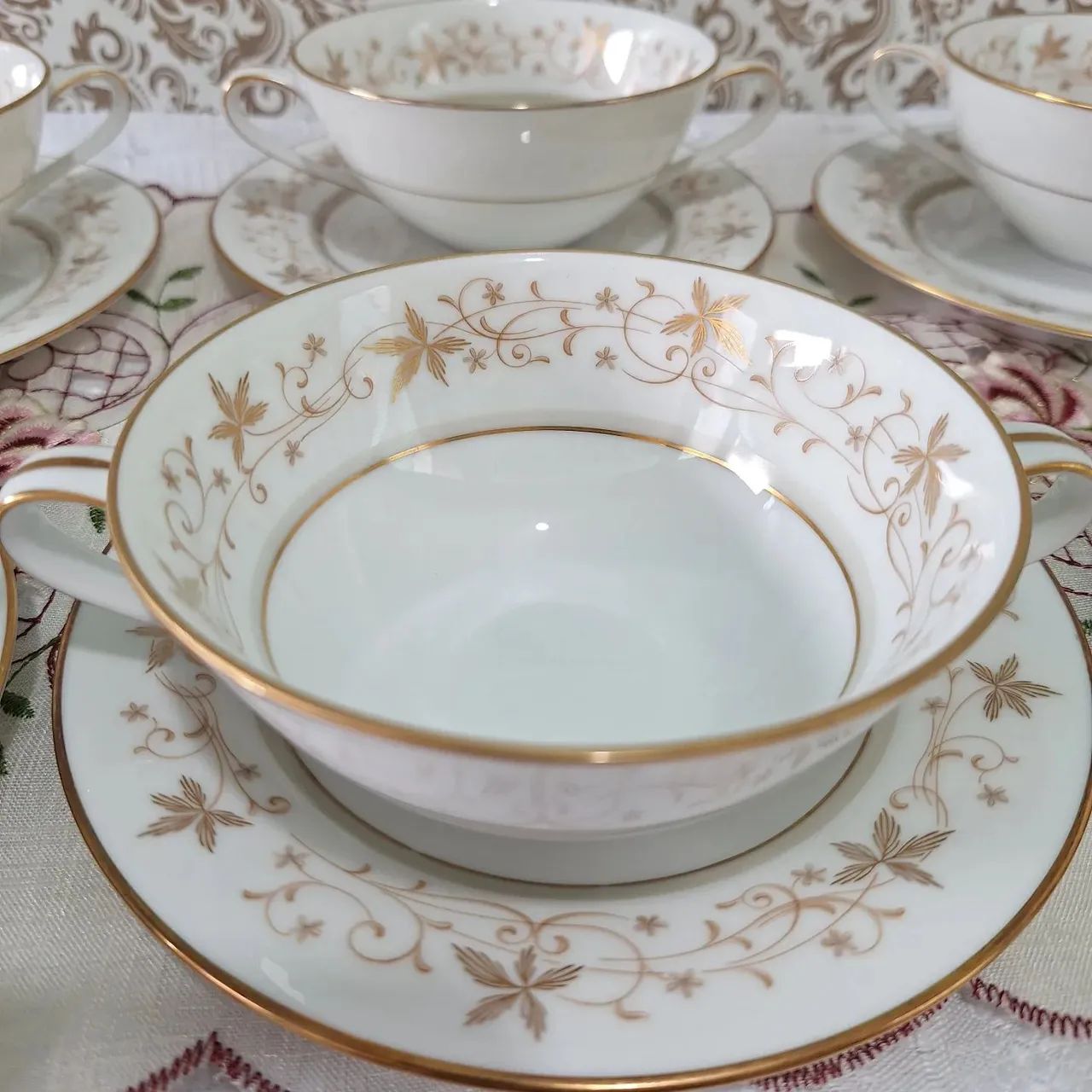 Consomês porcelana japonesa Noritake - Foto 4