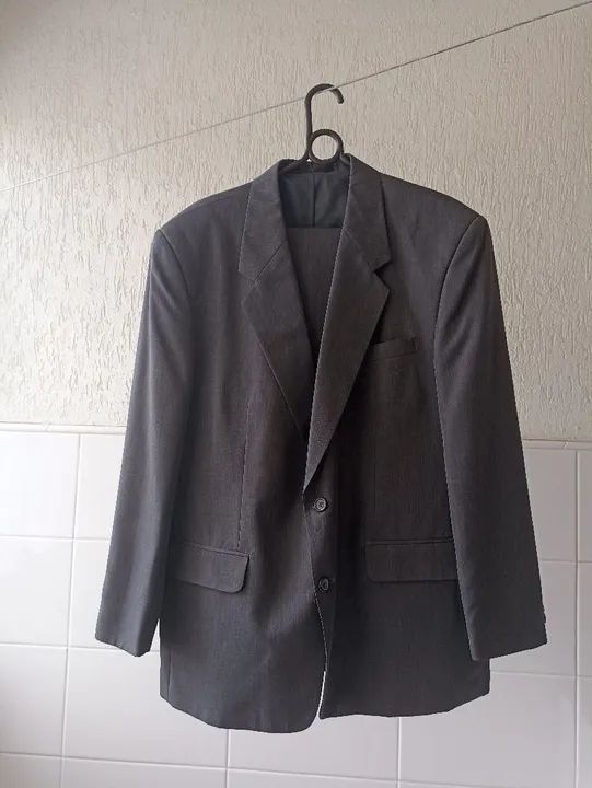 Terno Masculino Social Cinza