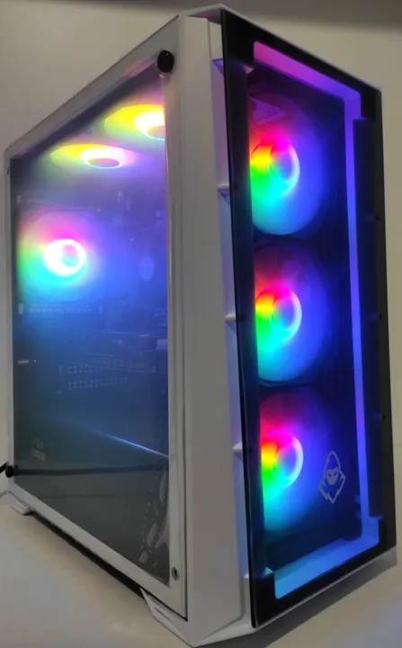 Pc Gamer White Raimbow Branco RGB: Intel Core i5-11400T + GTX 1660 Ti 6GB