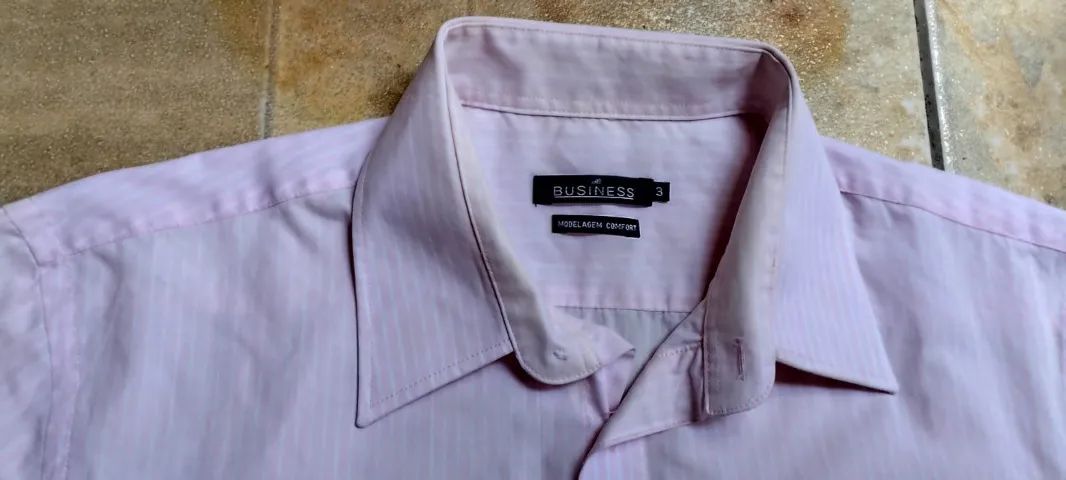 Camisa masculina rosa número 3