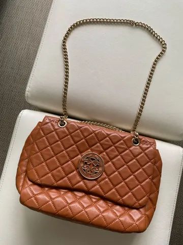 Bolsa Capodarte Couro Matelassê Caramelo - Foto 2