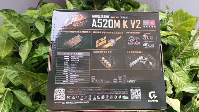 Placa Mãe Gigabyte A520M K V2, Chipset A520, AMD AM4, MATX, DDR4