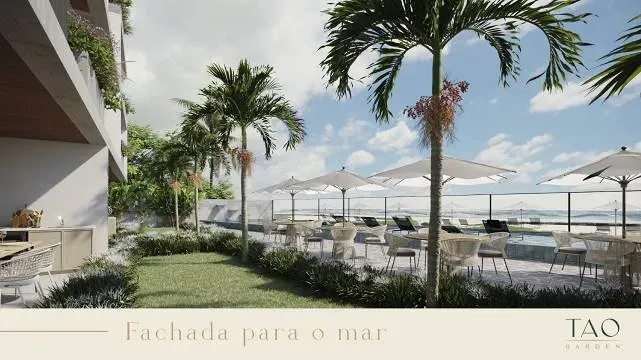 FLAT TAMANDARE PE NA AREIA COM ROOFTOP