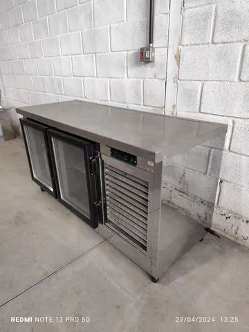 Balcão Refrigerado em Inox com 2 portas de vidro  - Foto 3