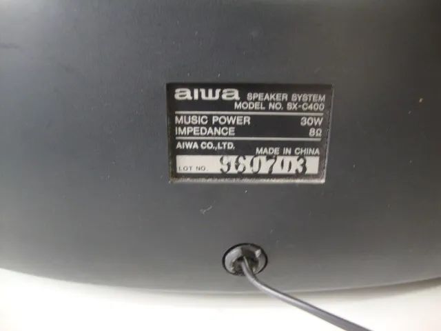 Caixa Speaker Marca Aiwa Modelo sx c-400 . - Foto 4