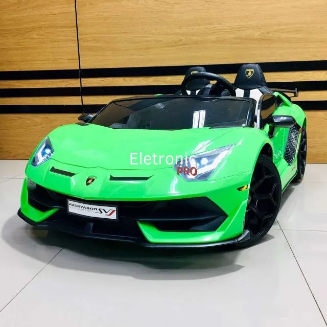 Carrinho Elétrico Lamborghini 24V com DVD Player - Foto 3