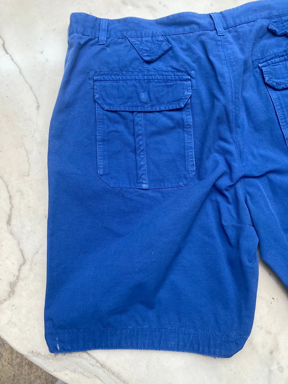 Bermuda Chino de Sarja Azul Richards  - Foto 4