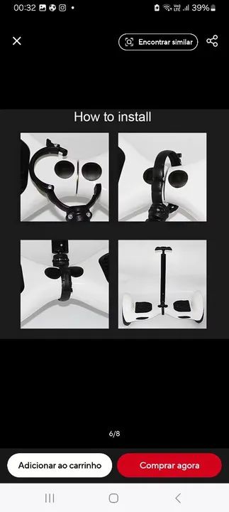 Bastao para hoverboard preço do bastao ok - Foto 2