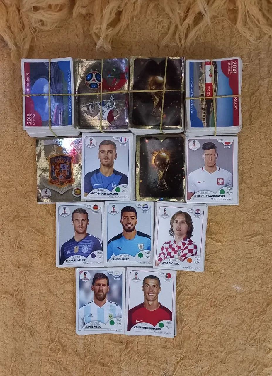 Super Coleção de Figurinhas da Copa do Mundo 2018 (873 FIGURINHAS)