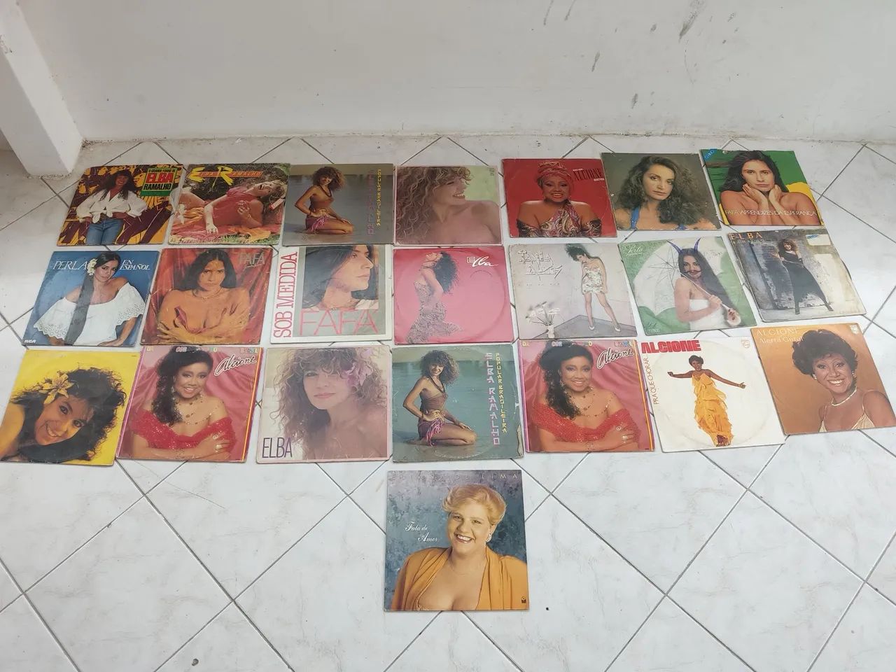 22 Discos de Vinil - Elba Ramalho, Alcione e Mais