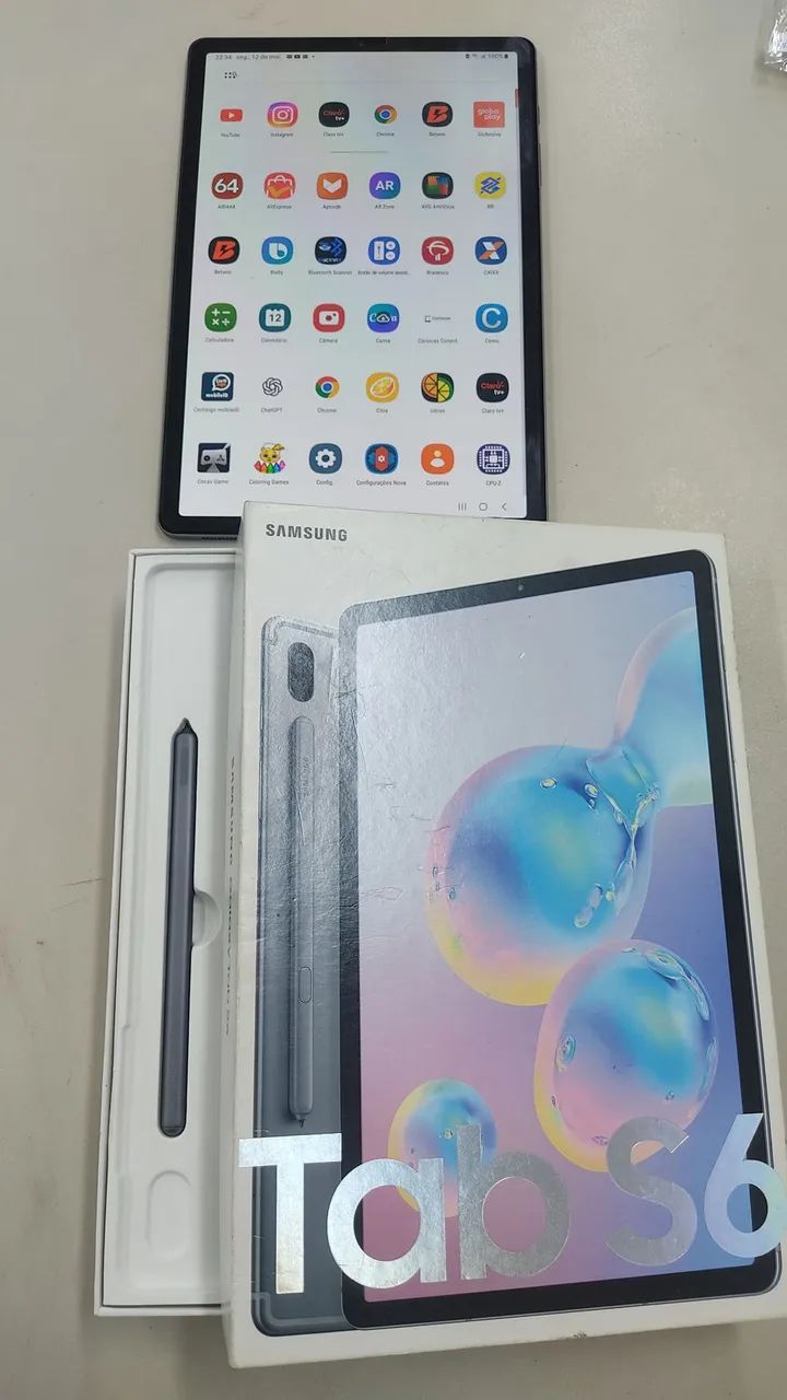 Tablet galaxy tab s6 128 giga, não é o Lite é sim o normal  - Foto 4