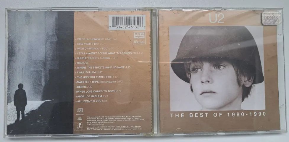 CD U2 - The Best Of 1980-1990 original  - Foto 4
