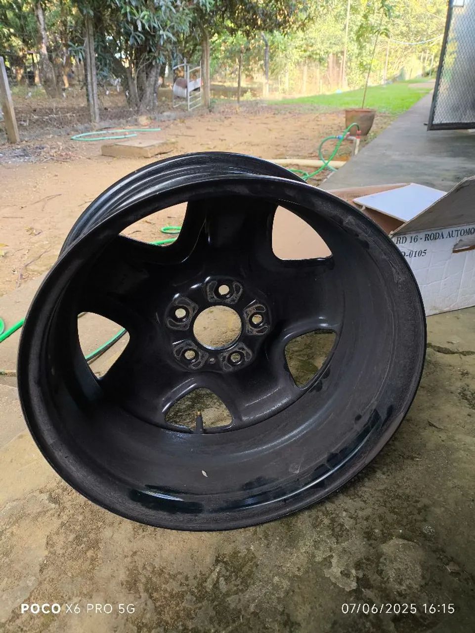  2 Roda de Aço para Carro - Aro 16