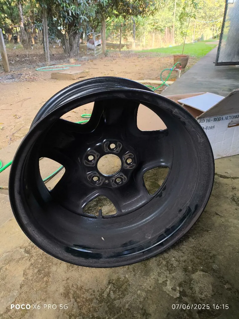 2 Roda de Aço para Carro - Aro 16