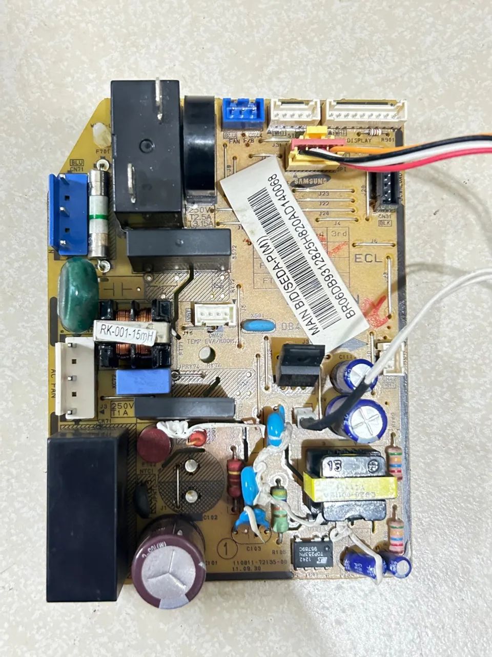 Placa da Evaporadora Samsung inverter vírus Doctor 