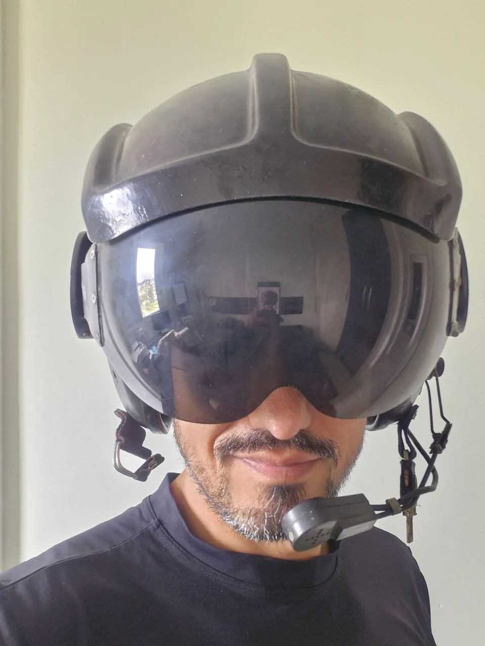 Capacete aviação exércio raro anos 90