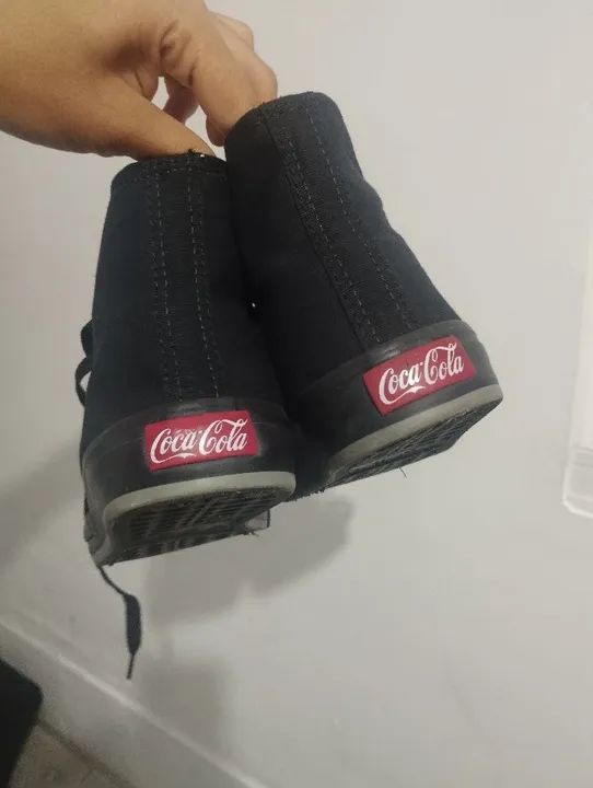 Tênis Cano Alto Coca Cola Original 35 - Foto 3