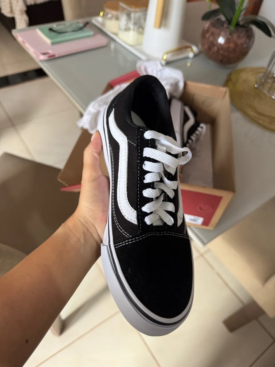 Tênis Vans Old Skool Preto e Branco