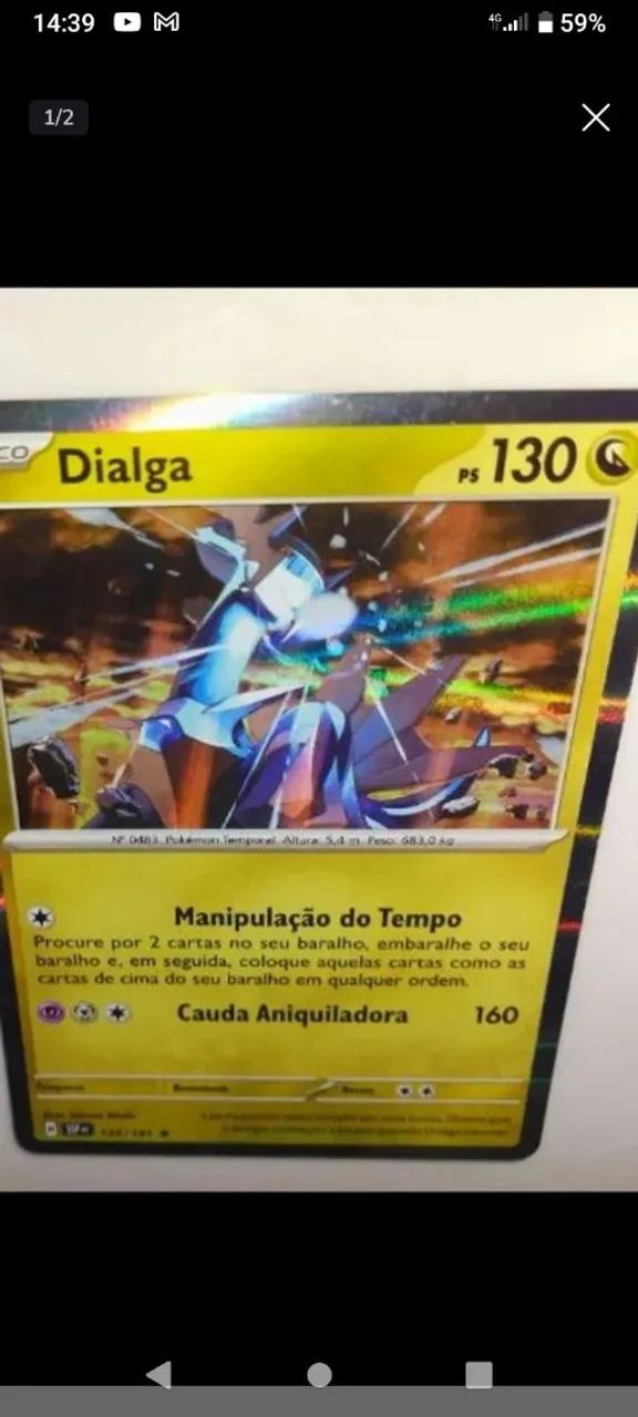 Kit de cartas pokémon original bem conservada linda cartas aproveite  - Foto 6