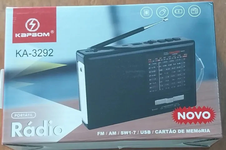 Radio Retro caixa de som KA3292