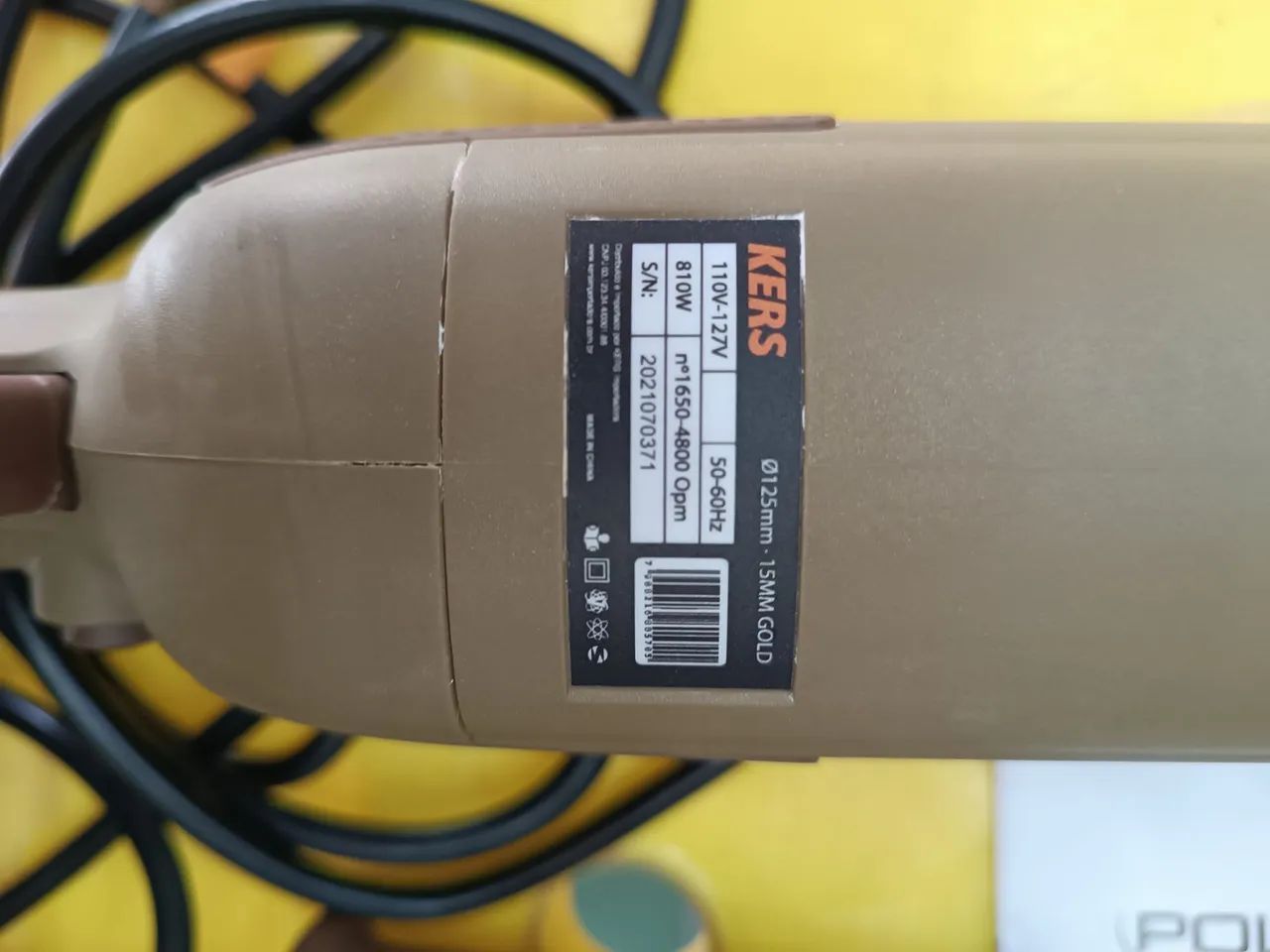 Politriz roto orbital 15 kers gold 127v - Foto 5