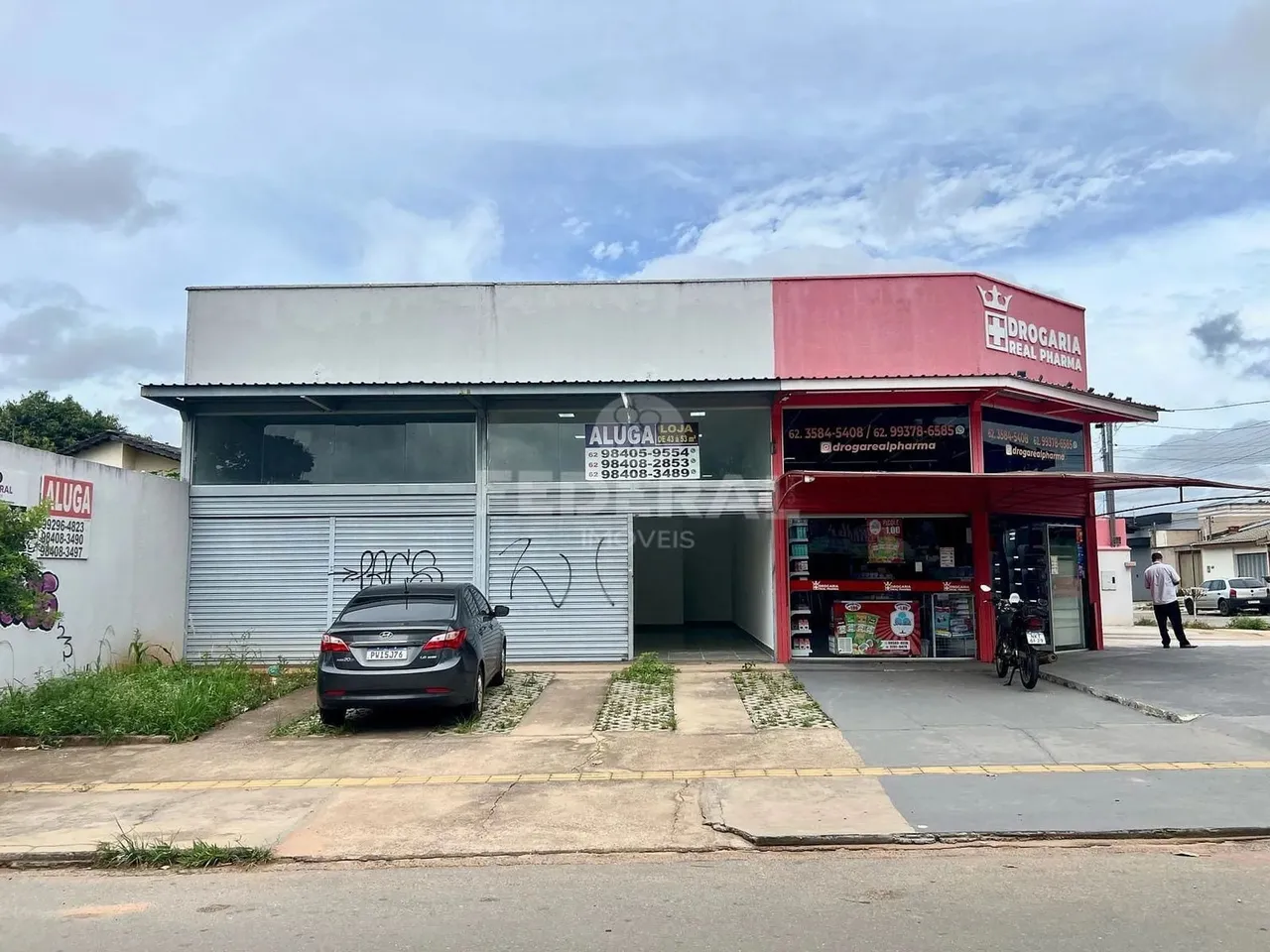 Ótima Loja para locação, Banheiro Social, Com 43M², Residencial Forteville Extensão, Goiân