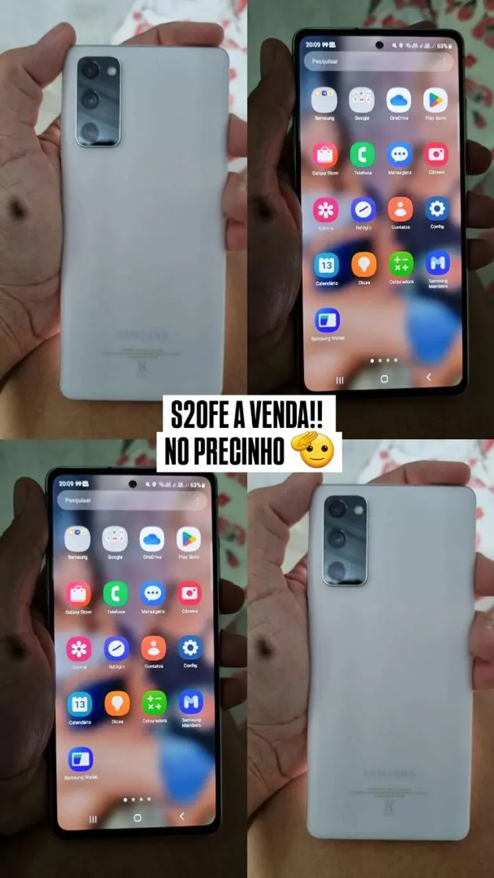 S20 fe em ótimo estado