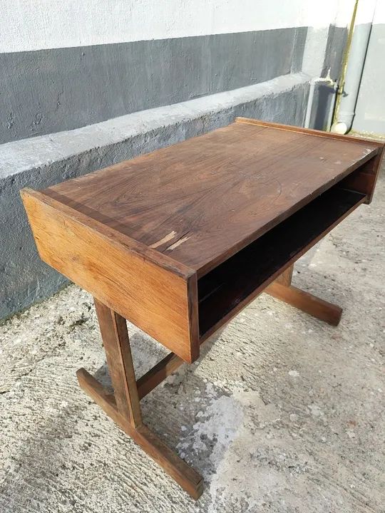 Mesa de apoio vintage anos 60 jacarandá  - Foto 2
