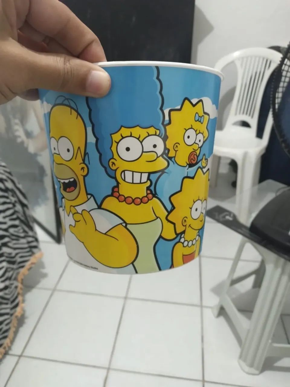 baldinho de pipoca os simpsons  - Foto 2