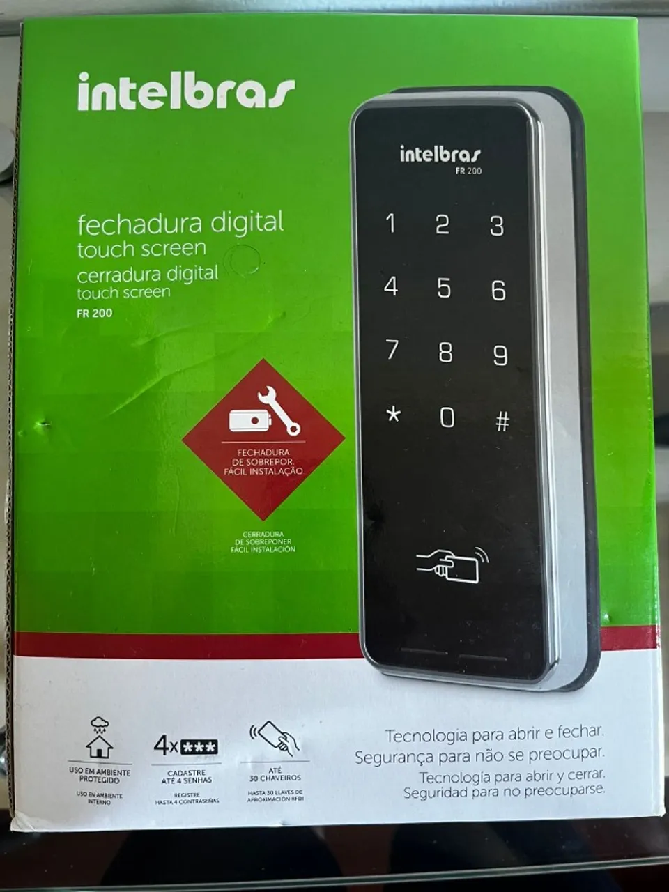 Fechadura Digital Intelbras FR 200