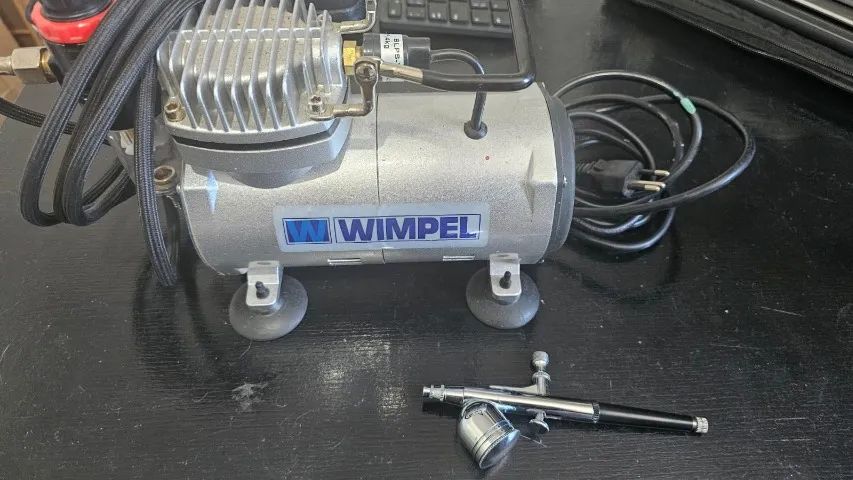 Compressor de ar Wimpel + Pistola para aerografia