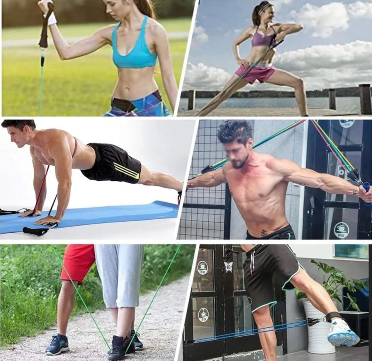 Faixas Elásticas de Resistência para Treino