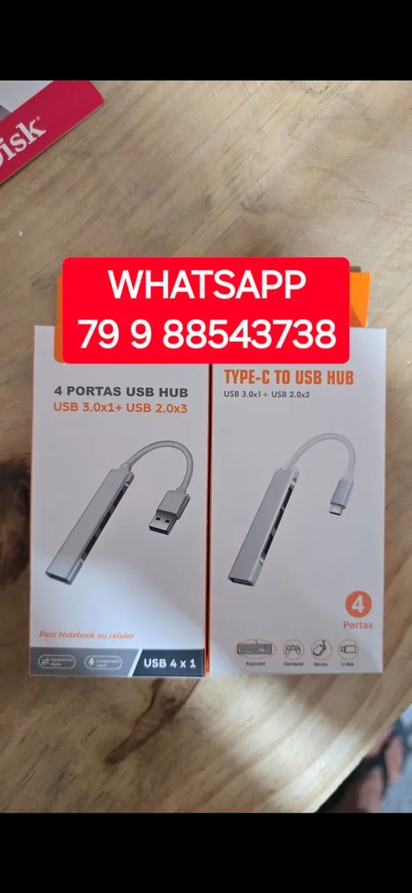 HUB USB C E USB NORMAL - PROMOCIONAL 