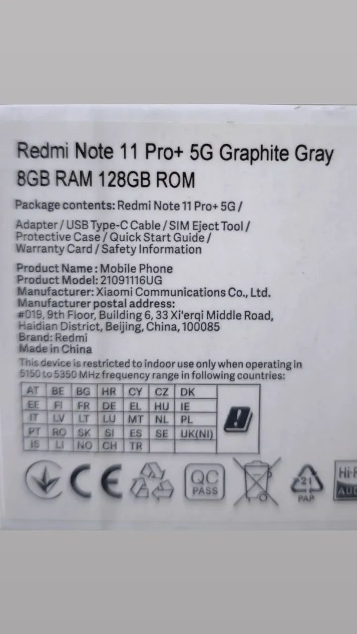 Xiaomi Redmi Note 11 Pro+5G  - Foto 4
