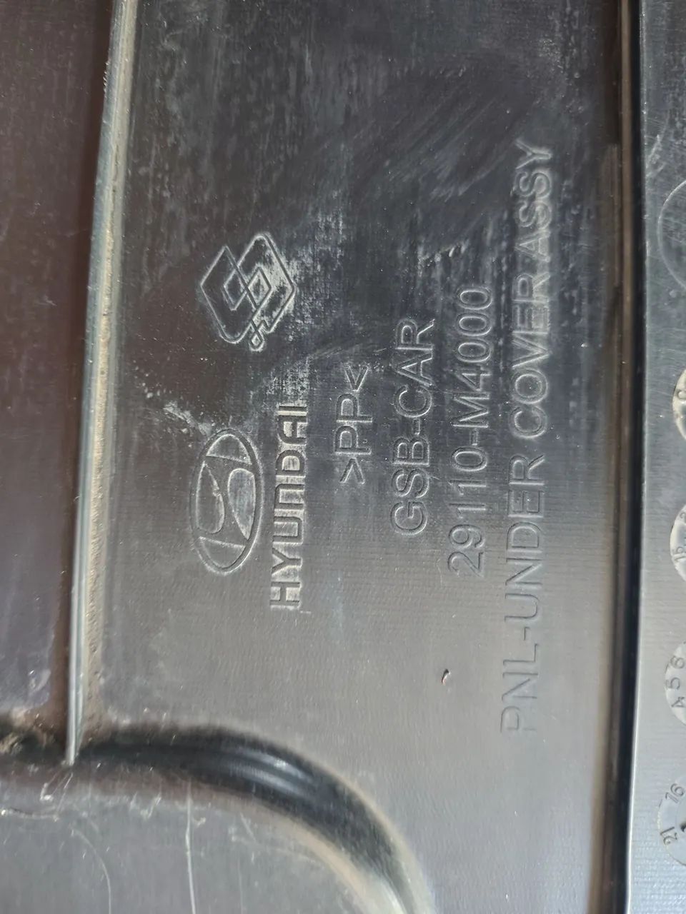 Protetor de carter Defletor inferior Hyundai Creta 2017 a 2022 original  - Foto 2