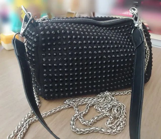 Bolsa de festa com strass
