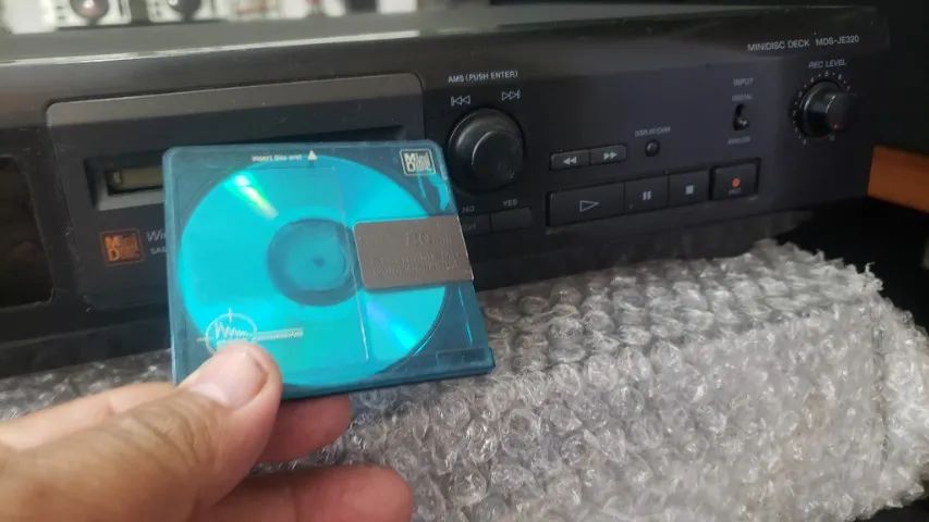 Md Sony vintage - funcionando 100%  toca e grava