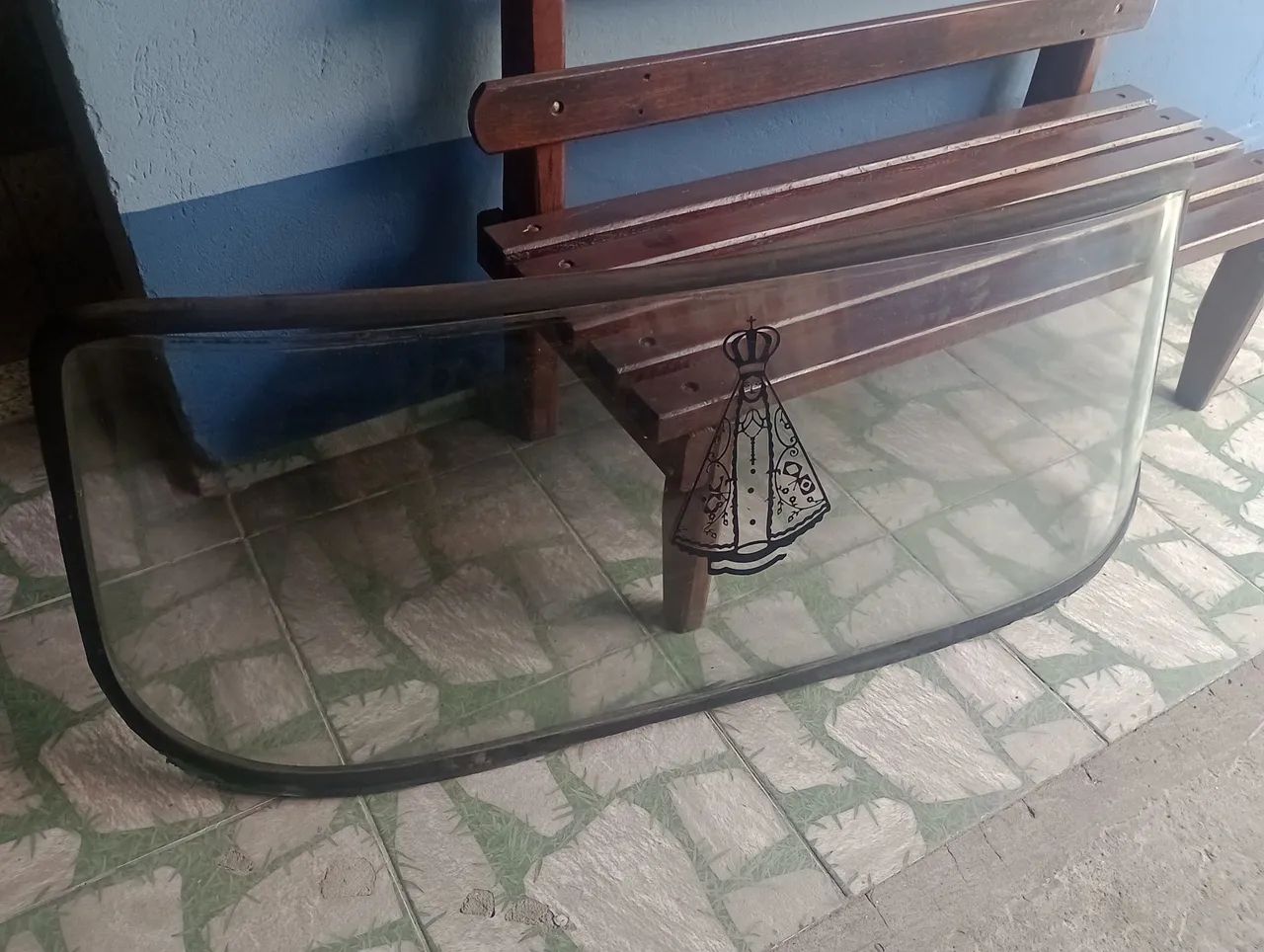 Para brisas com borracha da caminhonete C10 C14 C15 - Foto 2
